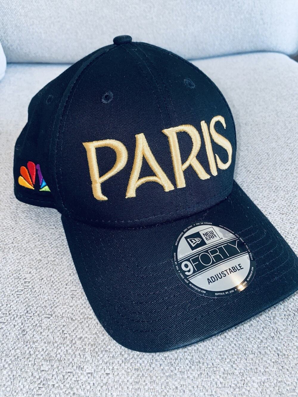 Rare PARIS FRANCE NBC Network Television Hat Baseball Cap 2024 Olympics New Era